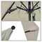 California Umbrella 7.5' Black Aluminum Market Patio Umbrella, Sunbrella Granite 194061334263 - alternate 3
